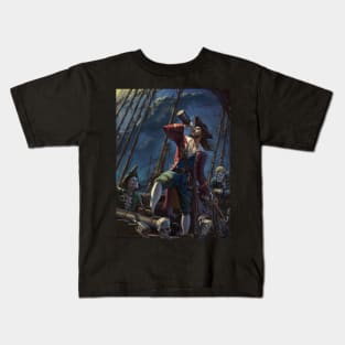 Pirate (Background Edition) Kids T-Shirt